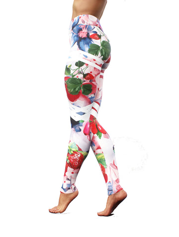 Berry Cream Blend Leggings-High waisted leggings-bootysculpted